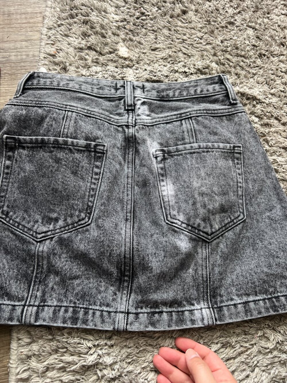 Abercrombie & Fitch black skirt size 27/4 - Picture 4 of 6